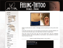 Tablet Screenshot of feeling-tattoo-piercing.com